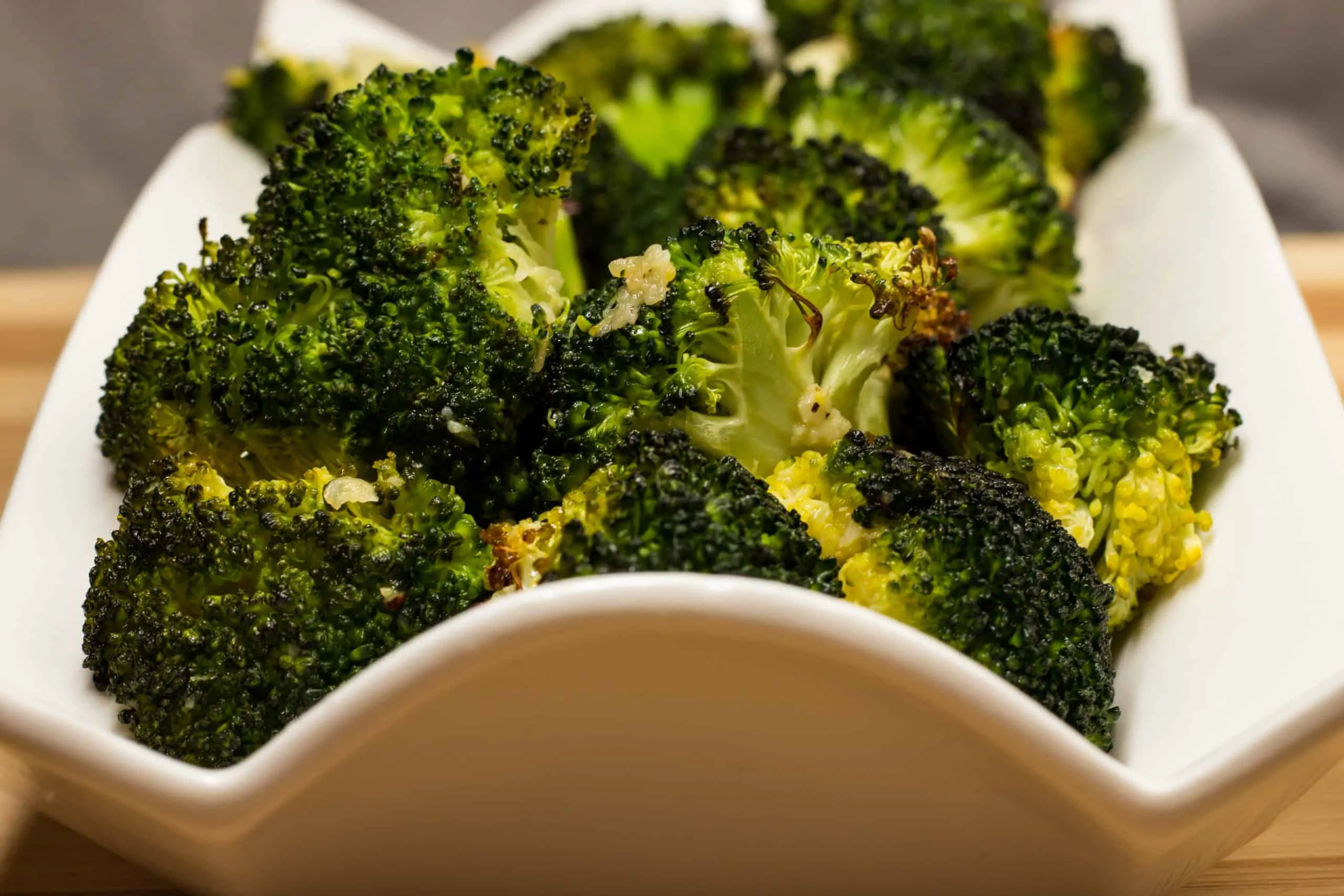 Nutty and toasty from the oven, this roasted broccoli is keto and delicious!