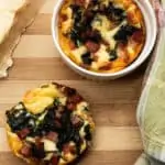 Melt-in-your-mouth light and full of savory goodness, these keto Ham, Spinach & Cheese Custards are perfect for breakfast or brunch.