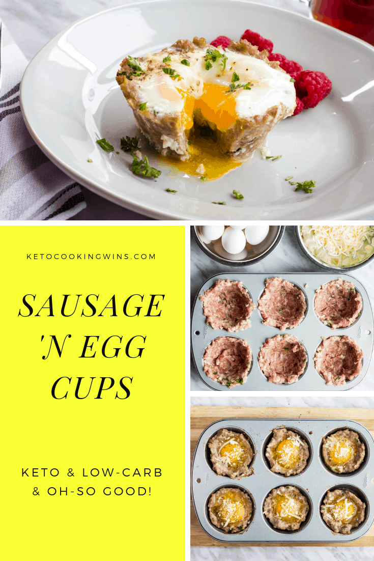 Keto Sausage Egg Cups Keto Cooking Wins