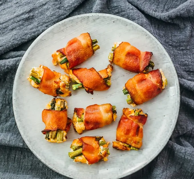 bacon wrapped asparagus bites