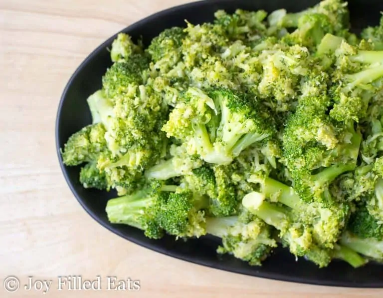 simple keto broccoli with garlic