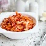 Cabbage Roll in a Bowl in a white plate.