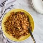 cabbage roll in a bowl recipe in a serving bowl