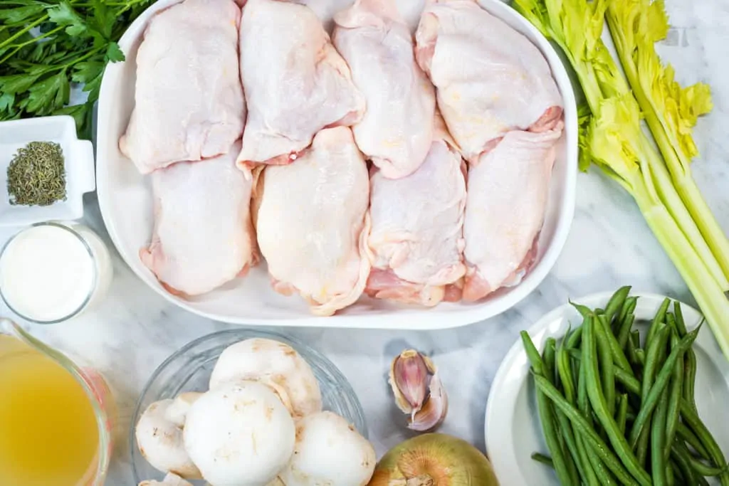 the ingredients to make Country Keto Chicken