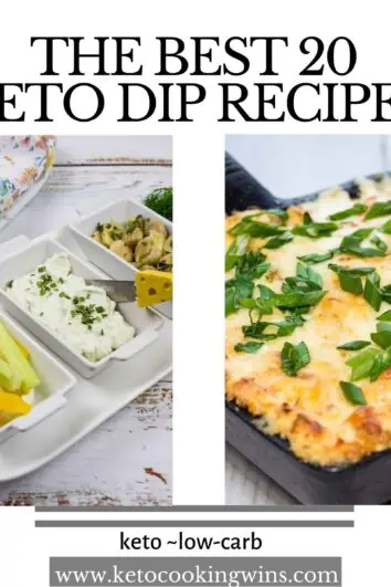 the best 20 keto dip recipes with pictures of shrimp dip, crab dip, ranch dip and blue cheese dip