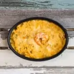 keto shrimp dip in a serving dish