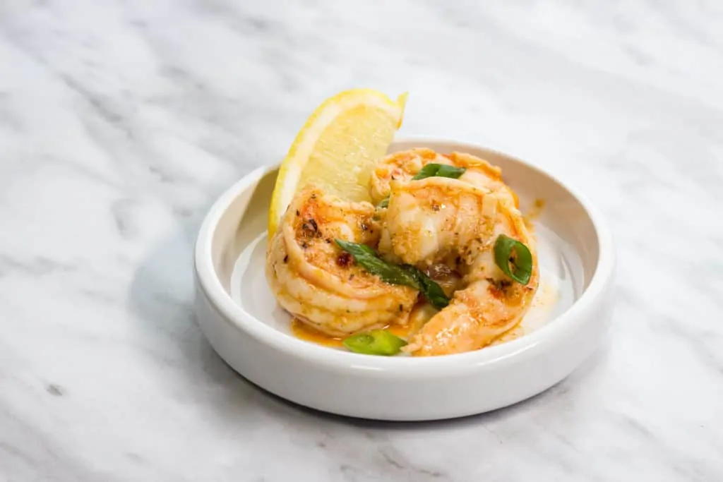 new orleans bbq shrimp as an appetizer