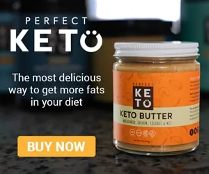 Perfect Keto Nut Butter with a Buy Now text overlay
