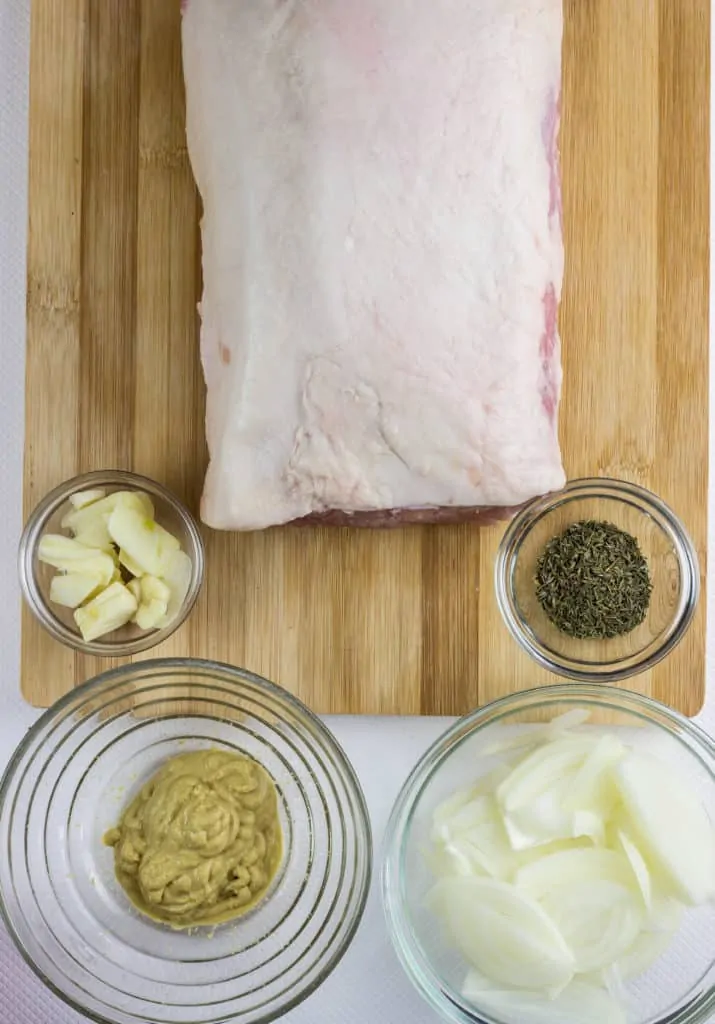 sous vide pork loin ingredients