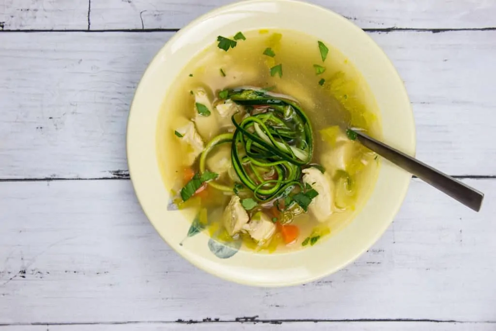 chicken zoodle soup recipe
