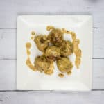 keto swedish meatballs on a plate