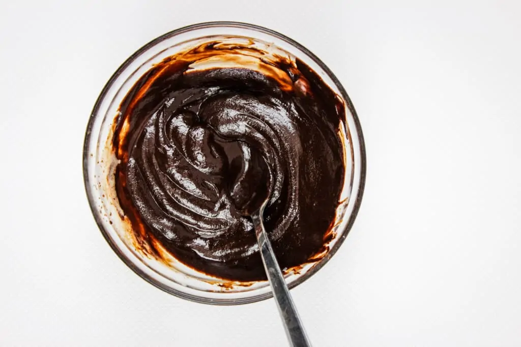 finished chocolate sauce, smooth and delicious