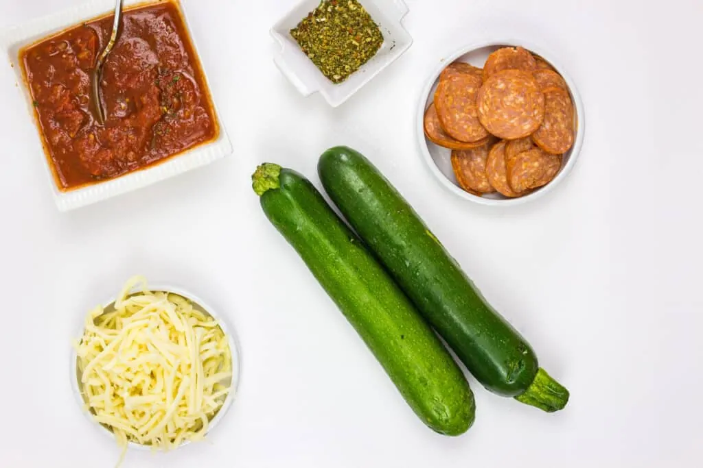 Zucchini Pizza Bites Ingredients