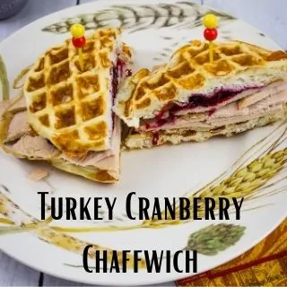 turkey cranberry chaffwich
