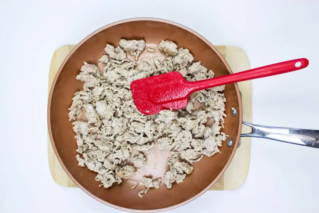 brown the chicken in a skillet