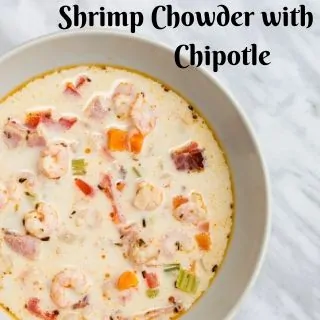 shirmp chowder with chipotle