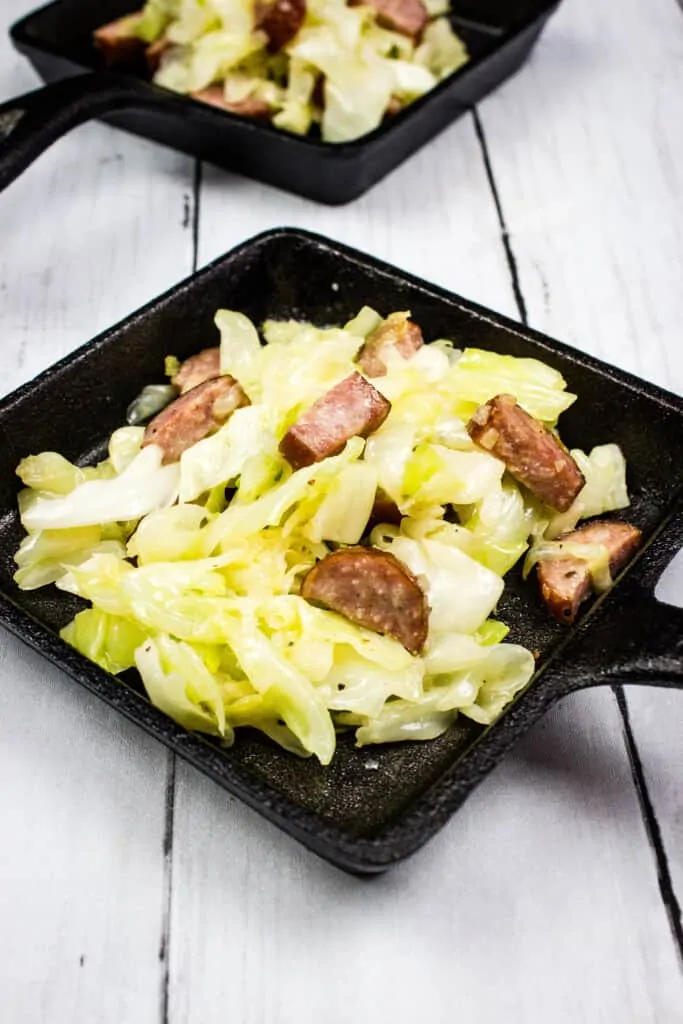 cabbage and sausage skillet