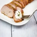 keto horsey sauce with grilled pork tenderloin