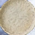 keto pie crust baked