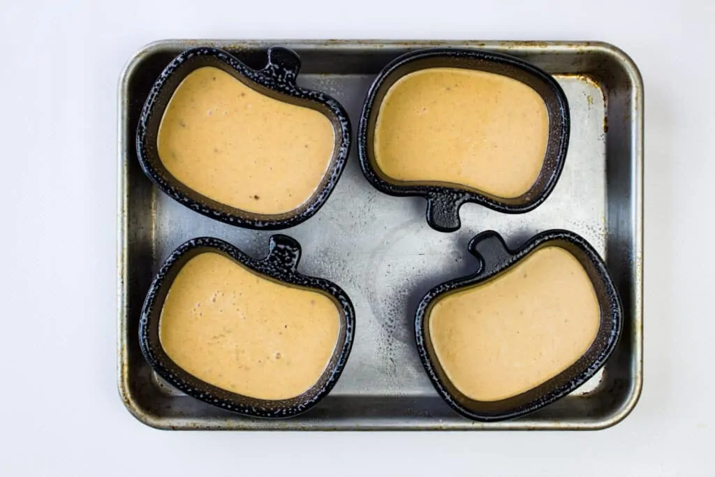 bake custards in oven-safe ramekins on a sheet pan