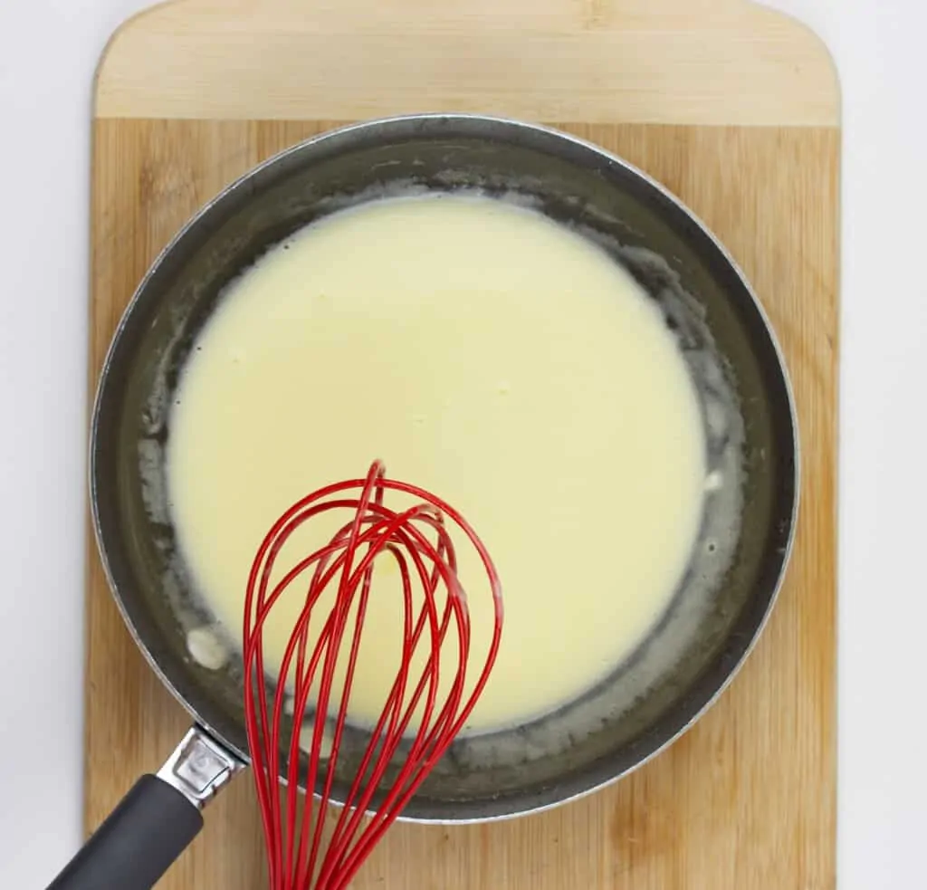 whisk in the butter one chunk at a time to create salmon with lemon herb sauce