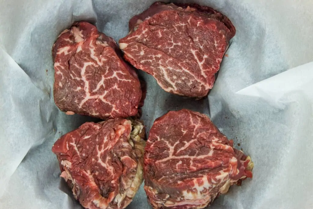 gorgeous beef tenderloin steaks