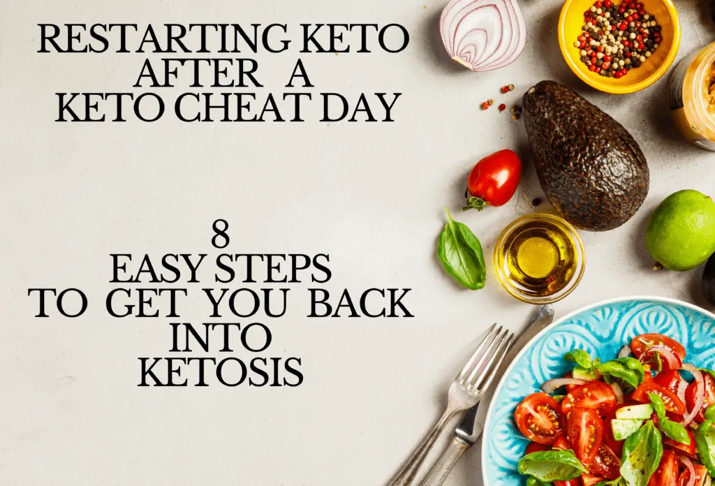 8 steps to restarting keto after a keto cheat day