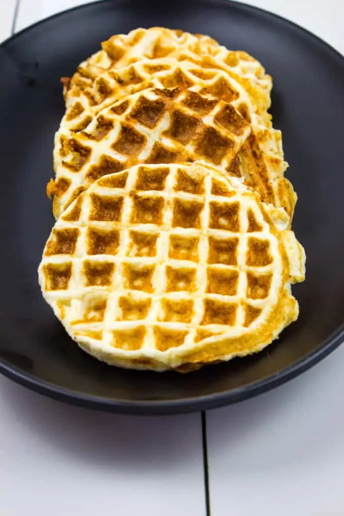 Keto Cream Chaffle Bowls