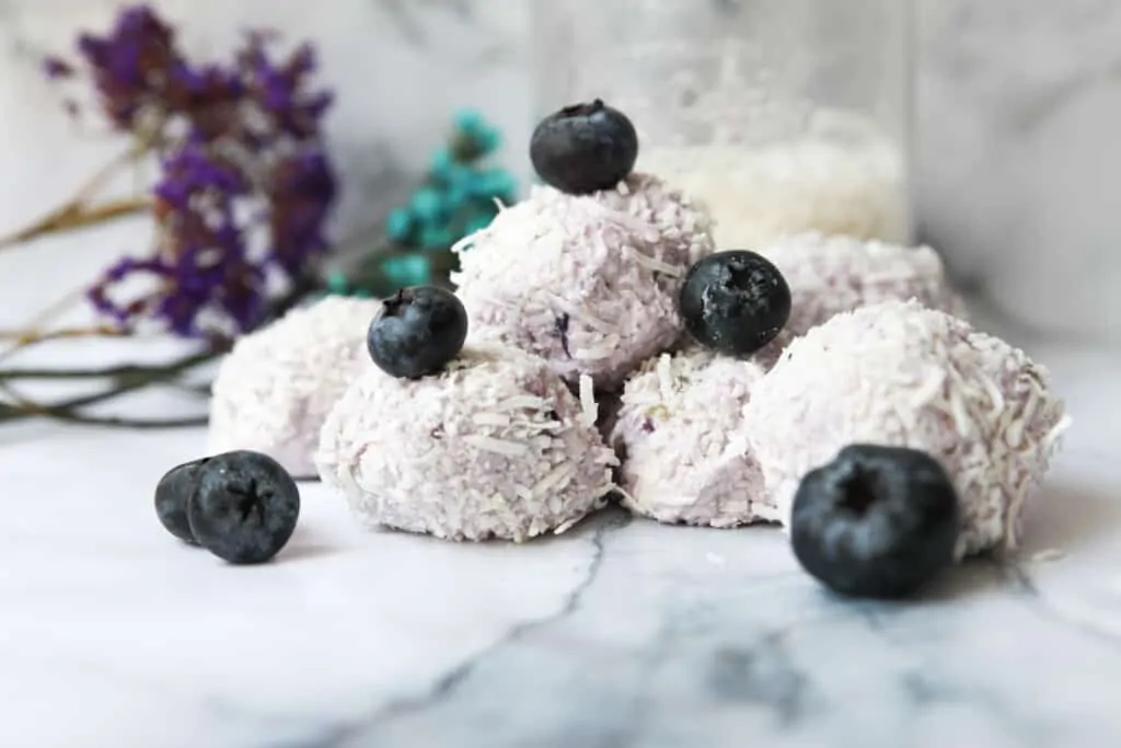 blueberry keto fat bombs