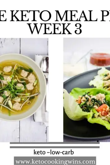 week three easy keto meal plan