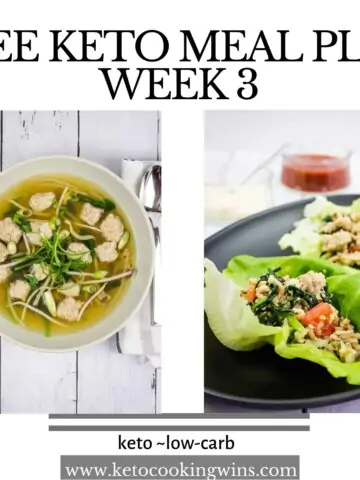 week three easy keto meal plan