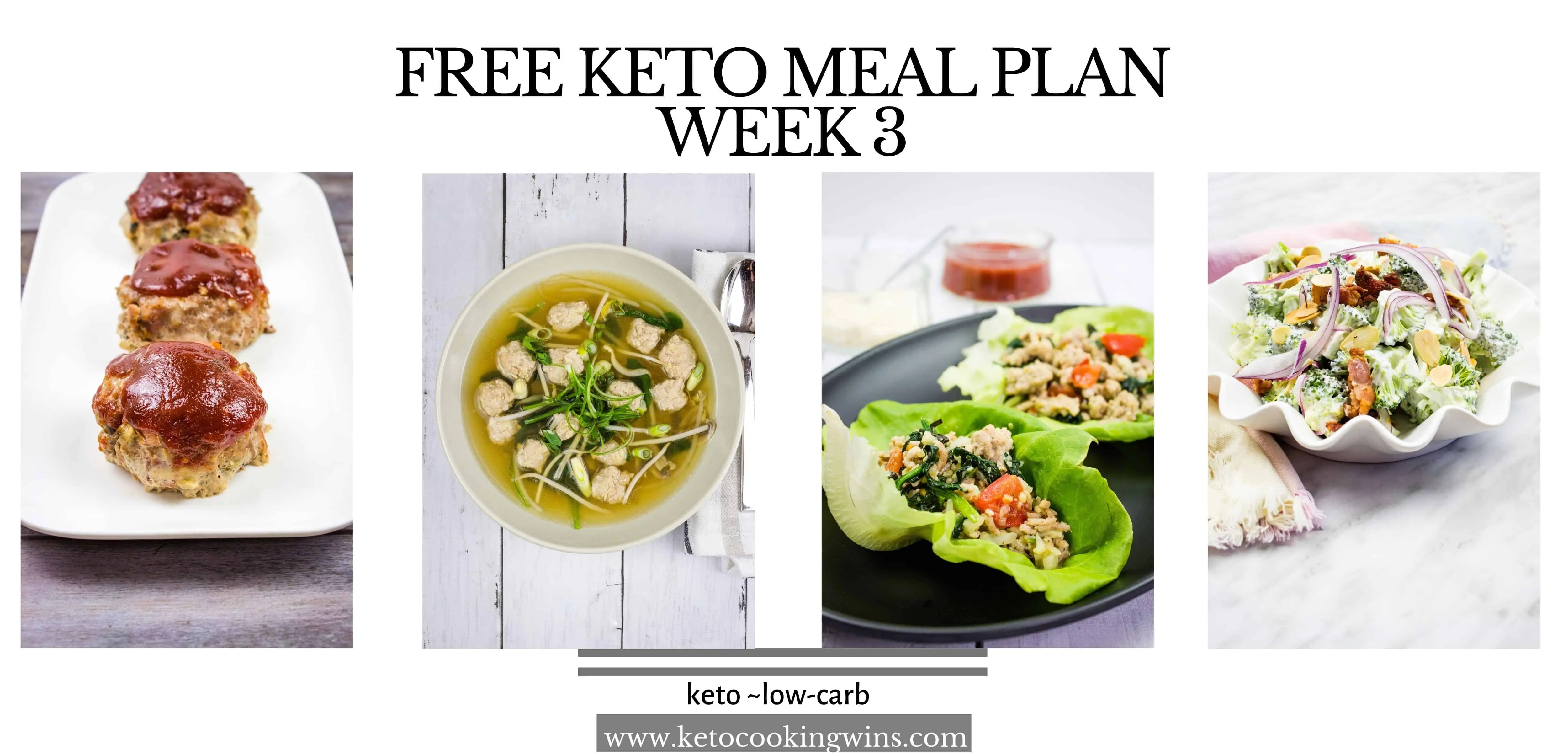 week three easy keto meal plan