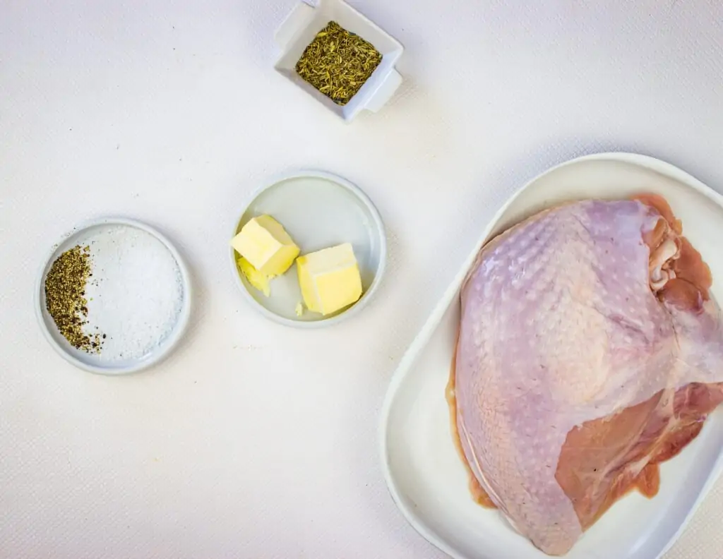 ingredients to make air fryer turkey breast recipe