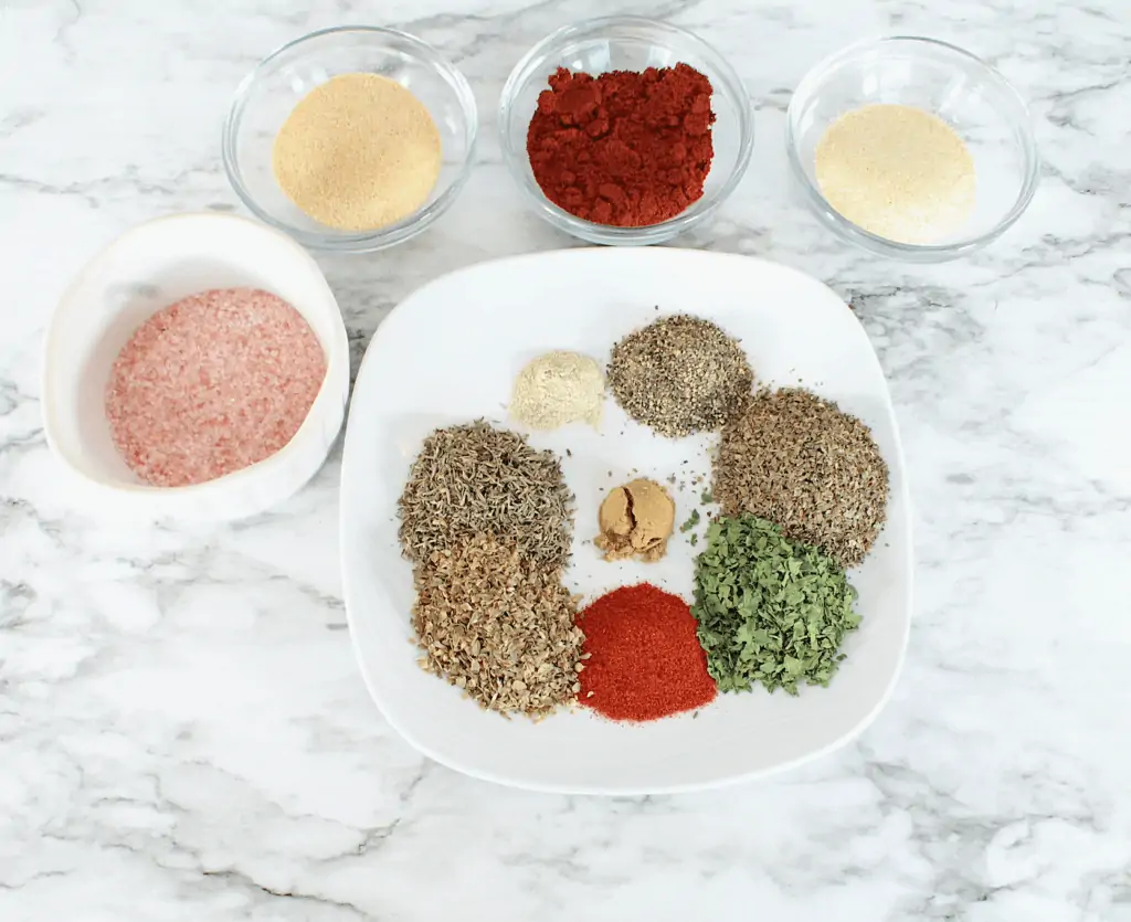 dry rub ingredients to make roasted cajun chicken