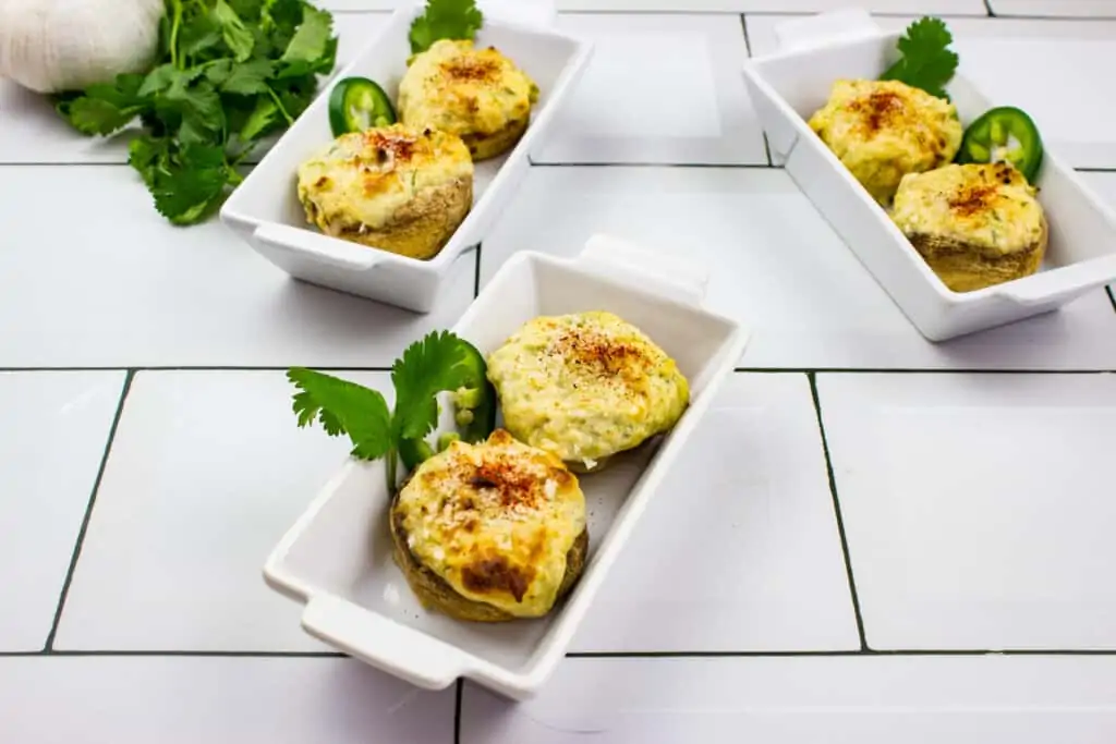 jalapeno and cream cheese stuffed mushrooms