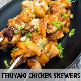 chicken teriyaki skewers
