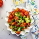 keto cucumber tomato salad