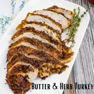 butter and herb turkey breast