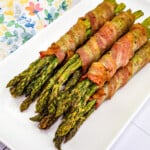 bacon wrapped asparagus (air fryer)