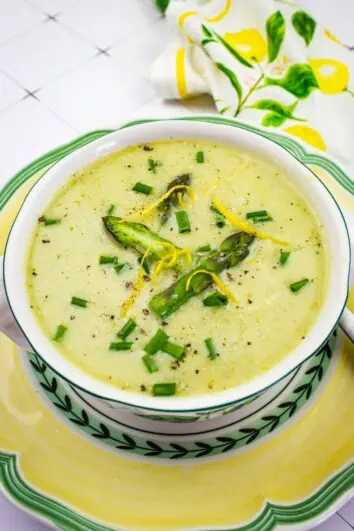 keto cream of asparagus soup