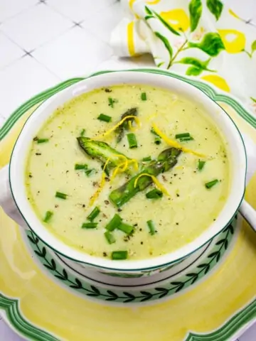 keto cream of asparagus soup