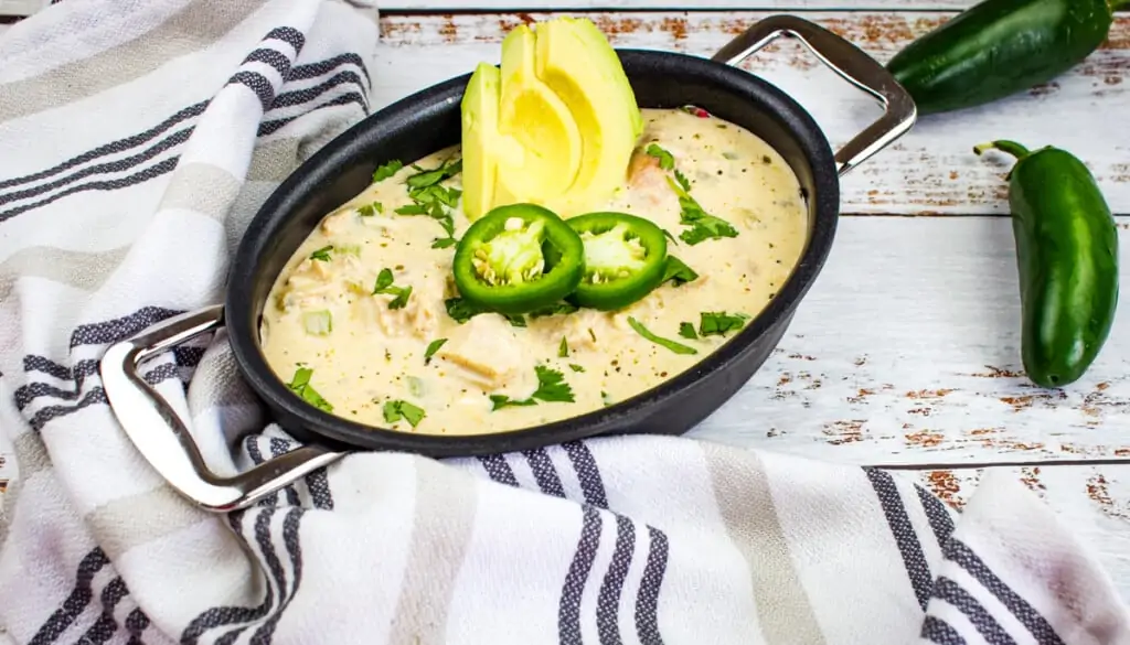 keto white chicken chili