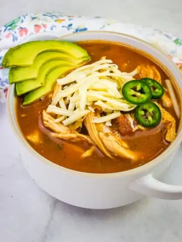 keto chicken tortilla soup