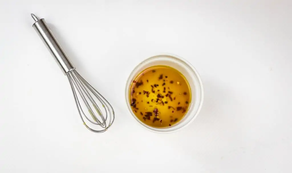 whisked vinaigrette