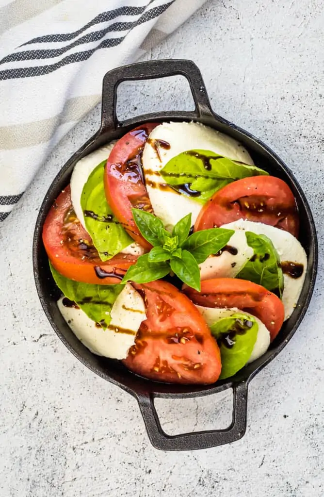 classic keto caprese salad