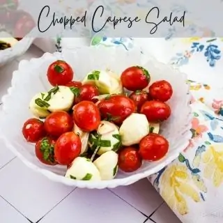 chopped caprese salad