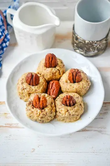 keto energy balls on a plate