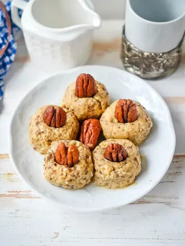 keto energy balls on a plate