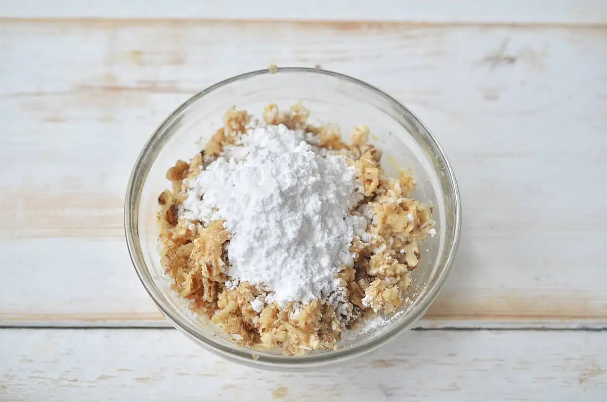 all ingredients mixed in a bowl