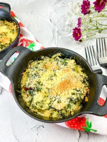 Keto Chicken Florentine Bake with Artichoke Hearts